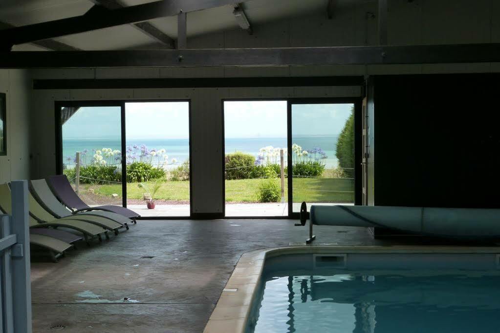 La Metairie-Du-Vauhariot - Vue Mer Et Mont Saint Michel - Piscine Chauffee - Acces Gr34 Cancale Exterior foto